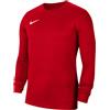 Nike Y Nk Dry Park VII JSY LS, T-Shirt A Manica Lunga Unisex-Bambini e Ragazzi, University Red/White, XS