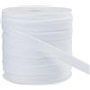 BENECREAT Sostituzione Della Corda Piatta con Coulisse Da 25 m, Cordoncino In Cotone Bianco con Coulisse Morbida Larga 8.7 mm con Bobina In Plastica Da 1 pezzi, per Cappotti, Pantaloni