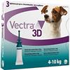 Ceva Salute Animale Vectra Vectra 3D Spot-on Soluzione 3 Pipette 1,6 Ml Cani da 4 a 10 Kg Verde