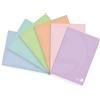 BM BeMore - Color 80 Pastello - 0121002 - Quaderno Formato A4 - Rigatura 5Mm - Quadretti Senza Margini Per 4° E 5° Elementare, Medie E Superiori - Carta 80G/Mq - Confezione 10 Pezzi