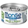 MONGE & C. SpA Monoproteico Sfilaccetti Pollo con Piselli - 80GR