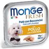 MONGE & C. SpA Fresh Paté e Bocconcini con Pollo - 100GR