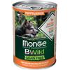 MONGE & C. SpA BWild Grain Free Puppy & Junior All Breeds con Anatra, Zucca e Zucchine - 400GR