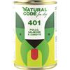NATURAL LINE Srl For Dog 401 Pollo, Salmone e Carote - 400GR