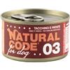 NATURAL LINE Srl Adult Dog 03 Tacchino e Patate - 90GR