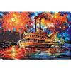Abris Art Kit da Ricamo per Punto Perlato, Cotone, Multicolore, 30 x 19 cm