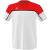 Erima „Change by Funzionale T-Shirt, Uomo, Bianco/Rosso/Nero, 3XL