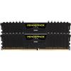 CORSAIR RAM DIMM Corsair Vengeance LPX DDR4 2400 Mhz Da 16GB (2x8GB) Nero CL14 INTEL XMP