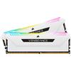 CORSAIR RAM DIMM Corsair Vengeance RGB PRO SL DDR4 3200 Mhz Da 32GB (2x16GB) Bianco CL16 INTEL XMP