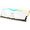 TEAM GROUP RAM DIMM Team Group Delta RGB DDR4 3600 Mhz Da 16GB (2x8GB) Bianco CL18 INTEL XMP