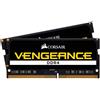 CORSAIR RAM SO-DIMM Corsair Vengeance DDR4 2400 Mhz Da 16GB (2x8GB) Nero CL16