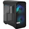 FRACTAL DESIGN Case Fractal Design Torrent Compact RGB Black TG Light Tint Midi-Tower Nero Tempered Glass