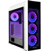 CHIEFTEC Case Chieftec GL-03W-OP Scorpion 3 Bianco Midi-Tower Bianco Tempered Glass