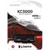 Kingston SSD Kingston KC3000 4 TB Nero PCIe 4.0 x4 NVMe M.2 2280
