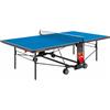 Garlando Tavolo Ping Pong C-470EB Champion outdoor con ruote e piano blu da esterno con 2 racchette e 6 palline Omaggio