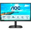 AOC B2 24B2XDM Monitor PC 60.5 cm (23.8") 1920 x 1080 Pixel Full HD LCD Nero