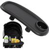 Pacienjo Fissaggio del vassoio del passeggino, vassoio universale per passeggino - fissaggio flessibile del vassoio del passeggino con portabicchieri per biberon Sippy Cup, per passeggino Pacienjo