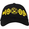 Dortmund Borussia Dortmund, Cap collezione esclusiva, nero,