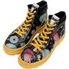 DOGO Femme Cuir Vegan Multicolore Bottes - Bottes de Mode Décontractées Confortables Faites à la Main, Jelly Stars Motif
