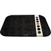 Aladino il tappeto Magico Zerbino Originale Interno/Esterno per Casa, Bagno & Cucina - Antiscivolo, Lavabile, Ultra Assorbente, Disponibile in diverse misure e colori, Made in Italy 50x65cm, Nero