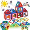 AOUVT 40 Pezzi Costruzioni Magnetiche, Costruzioni Magnetiche Giochi Bambini, Giocattoli educativi da costruzione, Regalo perfetto per ragazzi e ragazze di 3 4 5 6 7 8 anni