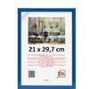 3-B Cornice per foto ULM 21x30 cm - azzurro - Portafoto in legno con vetro acrilico