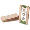 BIOZOYG Sacchetti di Carta Organici Buste Pane Sacchetti Panini compostabili I Bustina Panettiere Buste biodegradabili per Panini Panetteria I 1000 Bustine marroni Sacchetti Piatti 10x5x18,5 cm