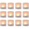 Nuptio 12 Pezzi Portacandele in Vetro Satinato, Portacandele Tealight, 5.7cm Larghezza X 4.8cm Altezza per Regali, Matrimoni, per Matrimoni, Aromaterapia, Bomboniere e Decorazioni per la Casa
