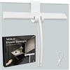 MOSUO Tergivetro per Doccia, Tira Acqua da Doccia Silicone con Gancio, Tergivetro Doccia Anima Acciaio Inox per Finestre, Specchi, Bagno Pulire Superfici Lisce -28CM Bianco