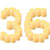 CANDLE IDEA Candele votive a LED senza fiamma, confezione da 36, 3,8 x 5,1 cm, batterie, elettriche, per esterni, matrimoni, Natale, decorazioni