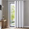 Deconovo Tenda Camera da Letto Oscurante per Interni 175 CM Altezza, Termica Isolante con Anelli per Finestre 1 Pannello, 140x175 CM, Grigio Perla