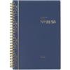 Cambridge Agenda 2022-2023, accademico settimanale e mensile, 14 x 21 cm, piccolo, stile classico, blu navy (1606-200A-58)