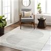 Livabliss Mombasa Tappeto Salotto Moderno per Casa, Sala da Pranzo e Cucina Tappeto Geometrico Astratti Neutri Aztechi Stile Boho, leggera da Pulire, Ampio 160x216cm, Beige e Grigio Chiaro