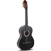 LUTHIER MANUEL RODRÍGUEZ Chitarra da concerto E-acustica - Caballero by MR - Principio 4/4 E-Acoustic Slim Body - Tavola armonica in abete massello - nero - CA-PM BE Abete