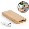 Power bank in bamboo personalizzato Kohn 5000 mAh personalizzate o neutre