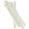 Trimz 30 cm (~ 30,5 cm) One Way End Stop Zip con Denti da 4 mm, 10 pz, Poliestere, Crema, 30 x 4 x 1 cm