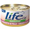 LIFE PET CARE Life cat filetti di pollo con prosciutto 85 gr