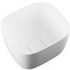 Relax design - Lavabo appoggio in solid surface Bonzo L 60*42 h 30 : Colore - Malta Di Cemento