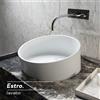 Relax Design - Lavabo estro in solid surface diametro 42 : Colore - Beige Terra