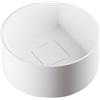 Relax design - Lavabo appoggio in solid surface C - Square : Colore - Rosa Carne