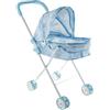 Trasportino portatile per passeggino per bambole Carrozzina blu Giochi di