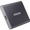 Samsung MU-PC1T0T/WW T7 - SSD Esterno Portatile da 1 TB, USB 3.2 Gen 2, 10 Gbps, Tipo-C, Grigio Titanio