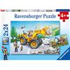 Ravensburger 198.191,1 cm Escavatore trattore e foresta puzzle (2 x pezzi)