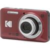 Kodak PixPro FZ55 Red, Fotocamera Digitale Bridge 16MP Zoom 5x
