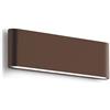 GEA LUCE S.R.L. TAARHI 2X12W 4000K IP54 marrone - GES885N