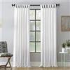 Archaeo Ideal Textiles - Tenda in cotone lavato, 132 x 241 cm, colore: Bianco