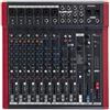 Proel MQ12USB - Mixer ultra-compatto professionale a 12 ingressi e 4 bus con FX e USB per Canto, Live e Karaoke, Nero/Rosso (MQ12USB)