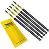 SabreCut 5 x SabreCut SCTX15152_5 152 mm T15 TX15 Set di punte per cacciavite a impatto magnetico Torx Heavy Duty compatibile con Dewalt Milwaukee Bosch Makita e altro