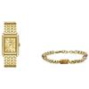 Fossil - Orologio Carraway da uomo con bracciale Component - movimento a tre lancette, cinturino in acciaio inossidabile tonalità oro e occhio di tigre marrone