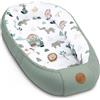 Totsy Baby Riduttore lettino neonato - 90x50 cm baby nest trasportabile per neonati nido culla pod cocoonababy babynest antisoffoco Africa Blu